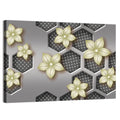 Honeycomb 3d Flower Mural Wall Art