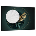 3d Palm Leaf Textured Composition Wall Art