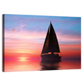 Sailboat at Sunset Wall Art