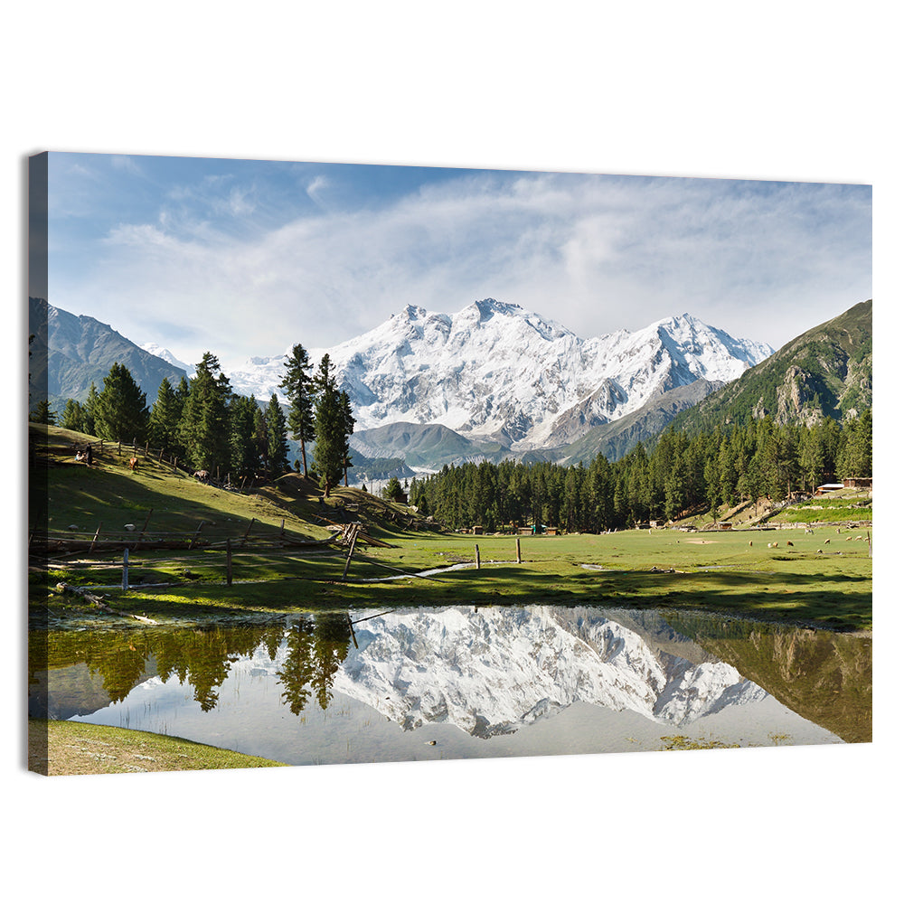 Nanga Parbat Reflection Wall Art