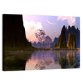 Crashed Spaceship on Alien Planet Wall Art