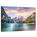 Lago Di Braies Golden Hour Wall Art