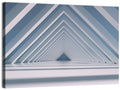 Blue Triangular Tunnel Wall Art
