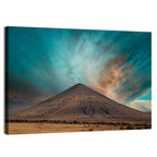 Fuerteventura Volcanic Mountain at Golden Hour Wall Art