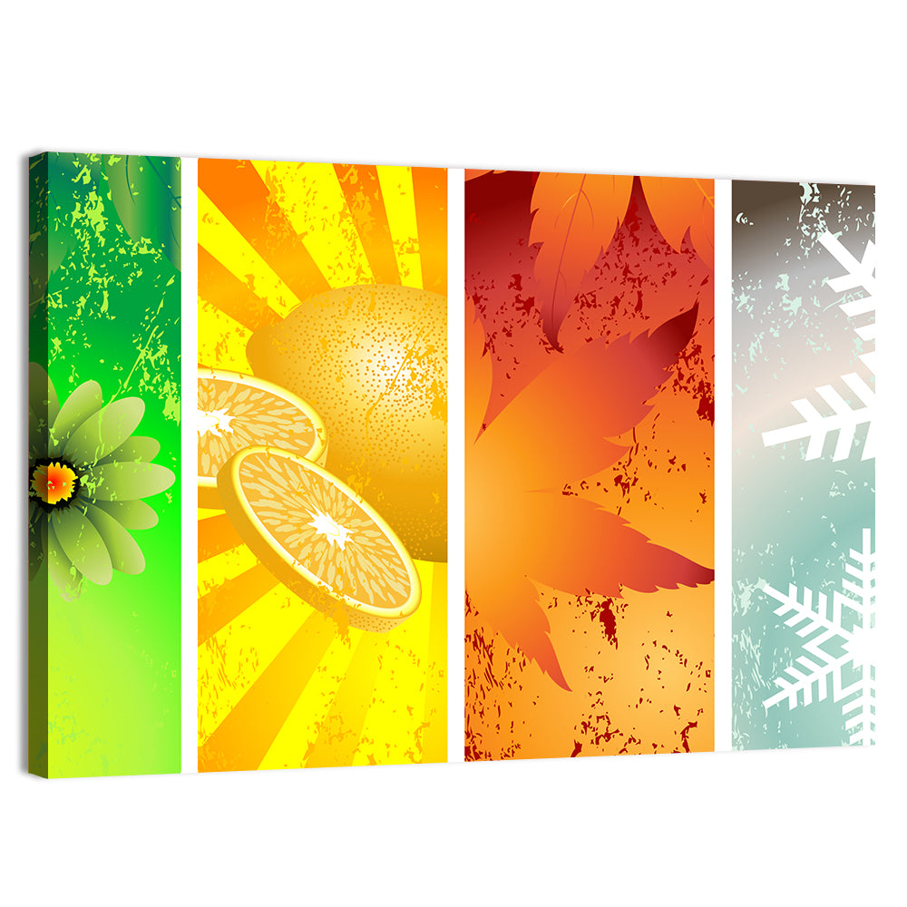 Four Seasons Quartet Wall Art