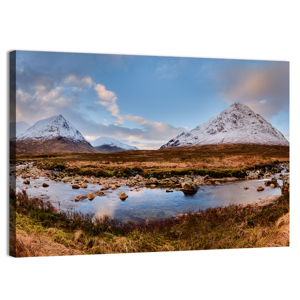 Buachaille Etive Mor River View Wall Art