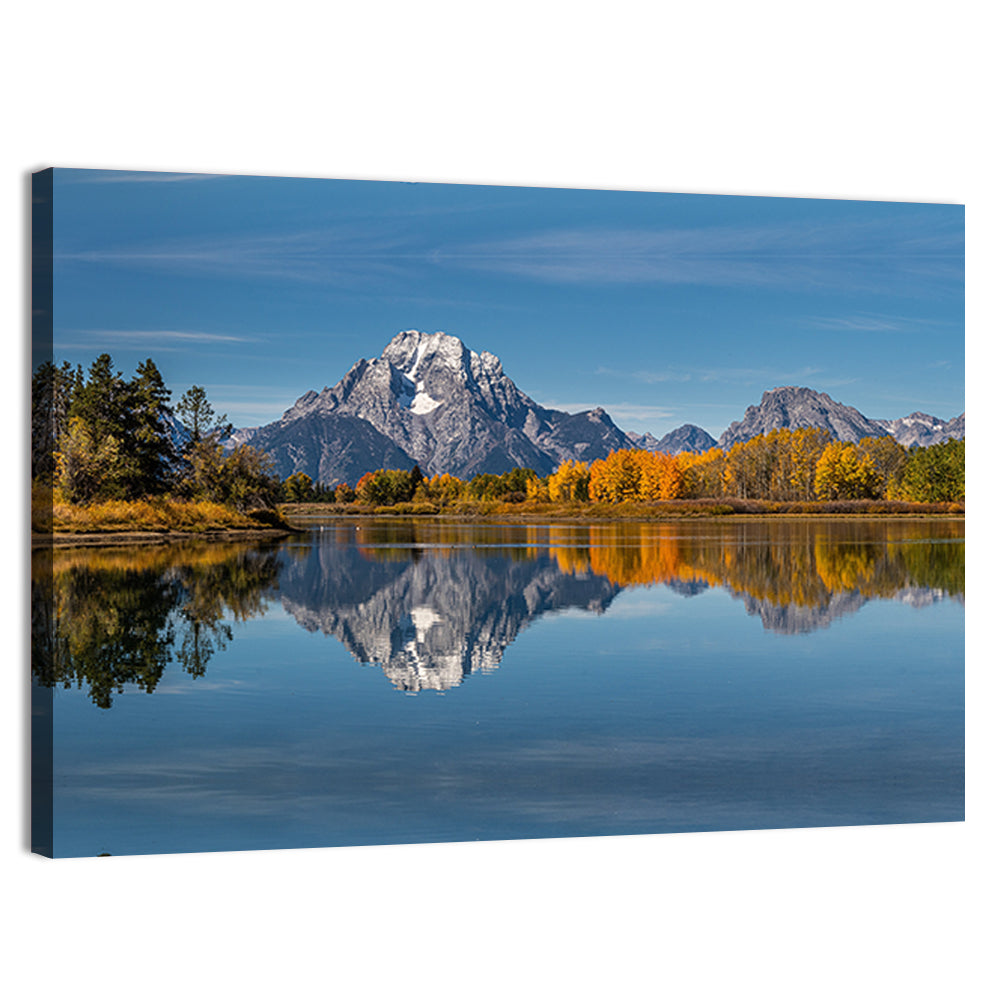 Mount Moran at Oxbow Bend, Wyoming Wall Art