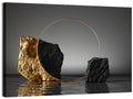 Golden Cobblestone Ring Wall Art