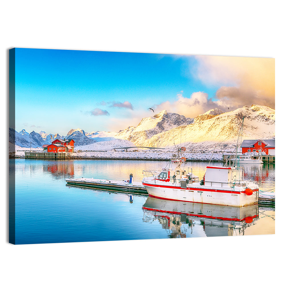 Ramberg At Sunrise In Norway Wall Art