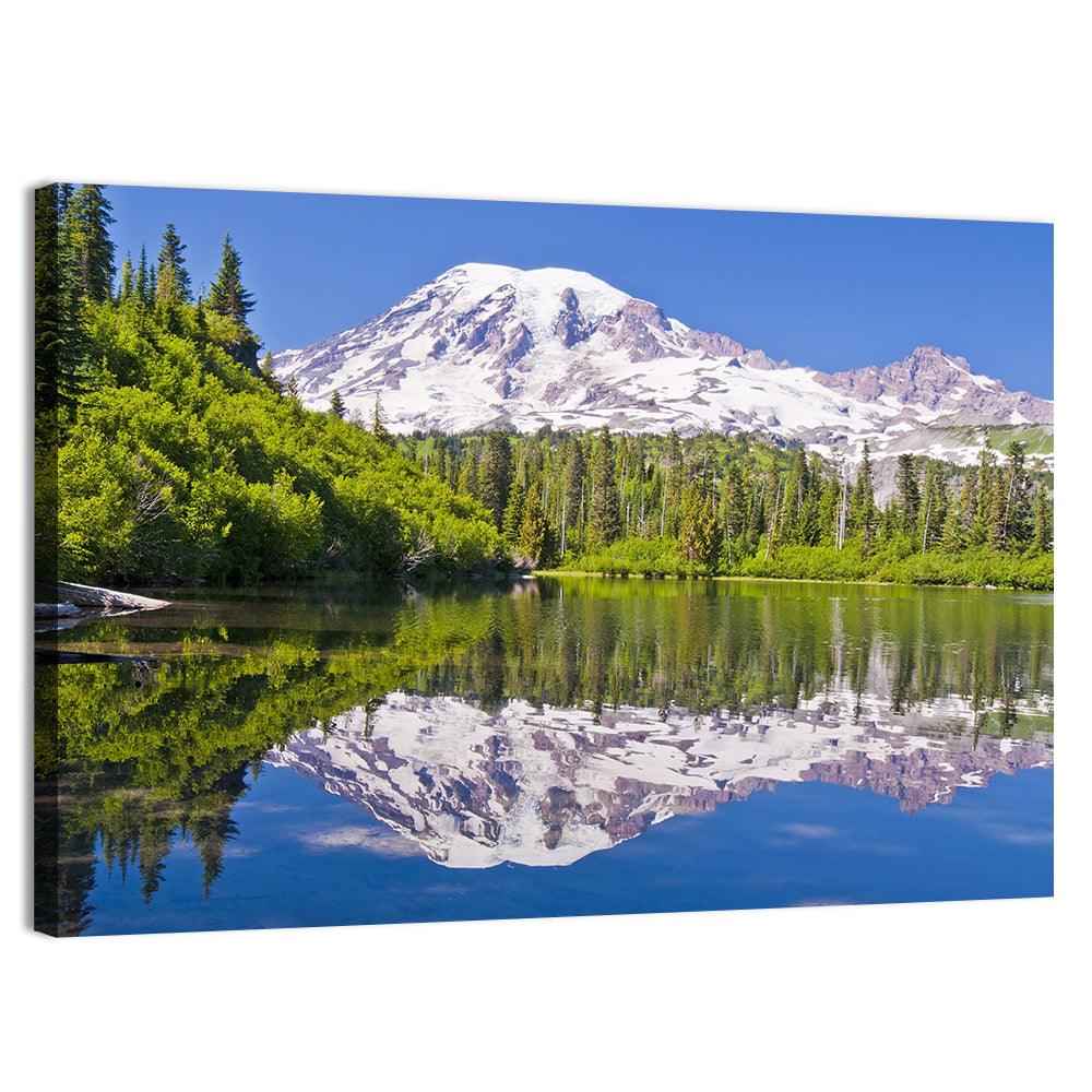 Mount Rainier at Bench Lake Wall Art
