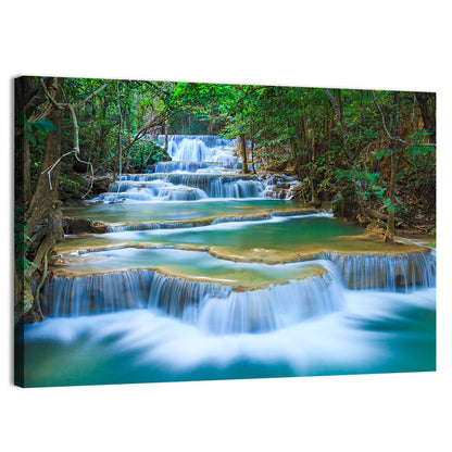 Kanchanaburi Multi-tiered Waterfall Wall Art