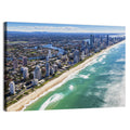 Gold Coast Surfers Paradise Skyline Wall Art