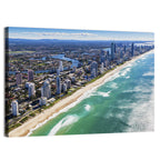 Gold Coast Surfers Paradise Skyline Wall Art