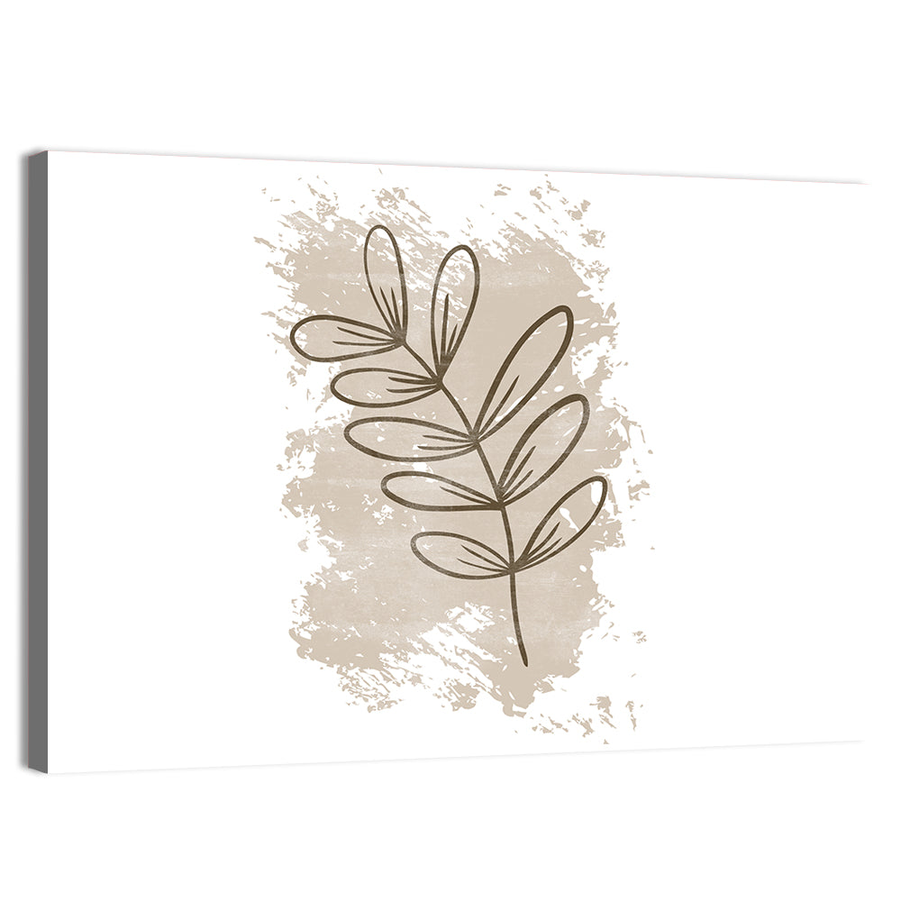 Centered Leaf Study Wall Art