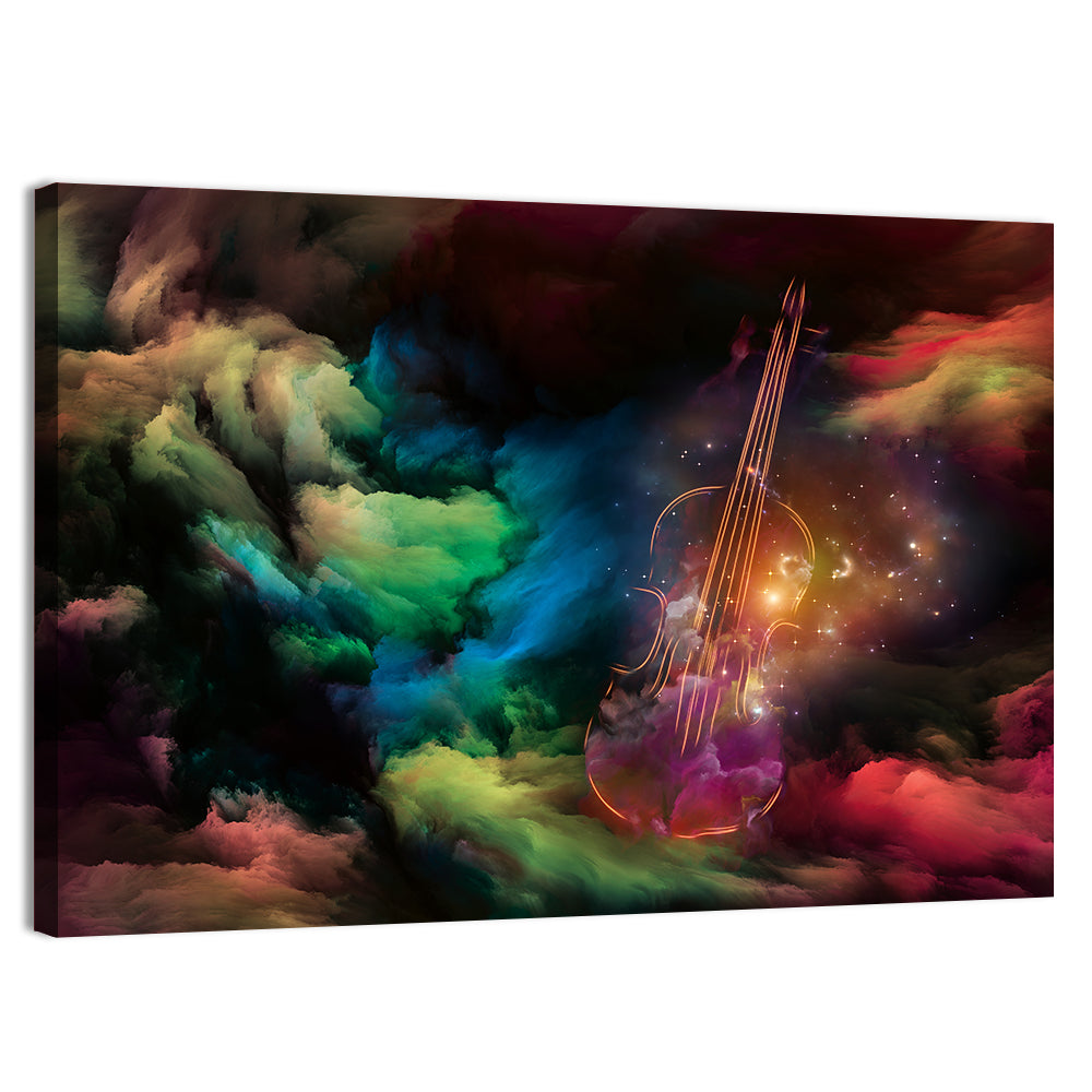 Cosmic Violin Wall Art