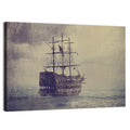 Old Pirate Ship at Sea Wall Art