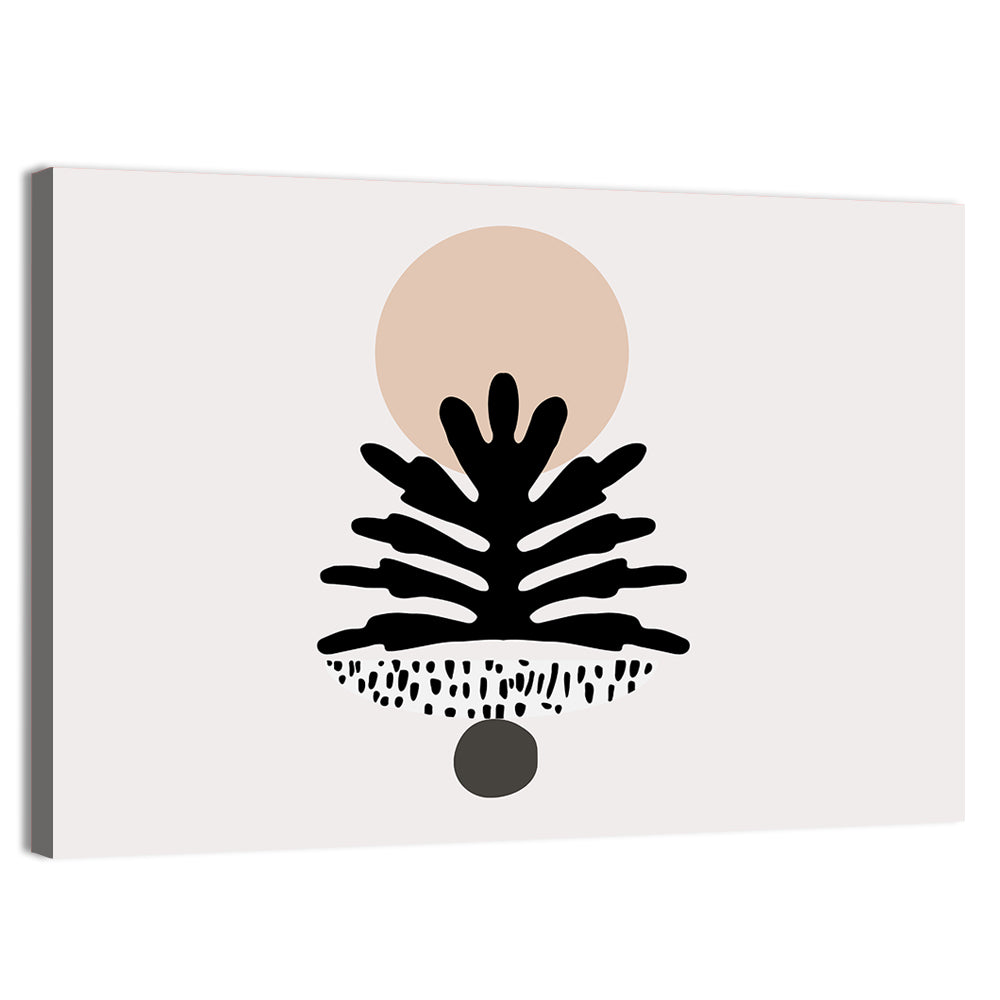 Textured Tropical Tree Wall Art