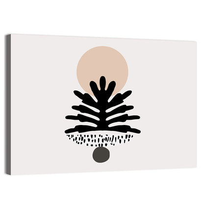 Textured Tropical Tree Wall Art