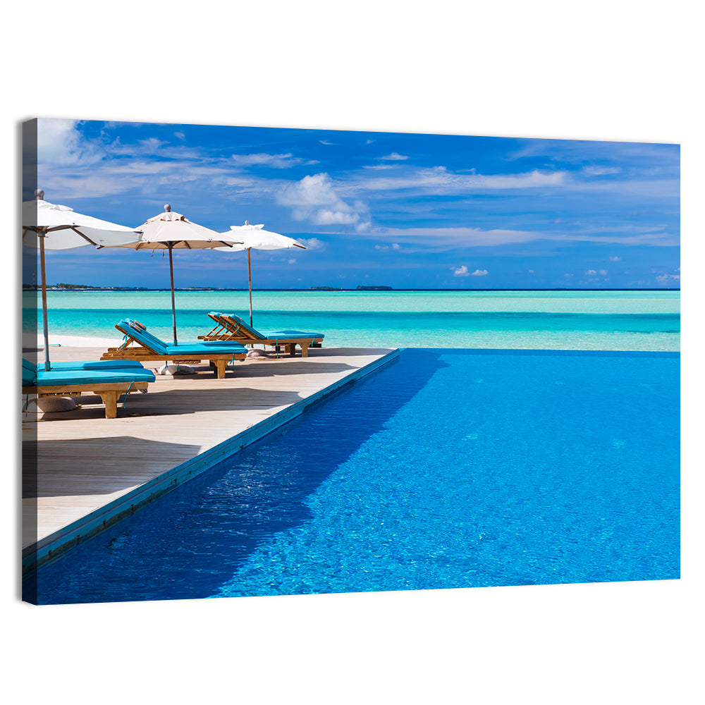 Tropical Infinity Pool Wall Art