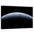 Earth and Moon from Orbit Wall Art