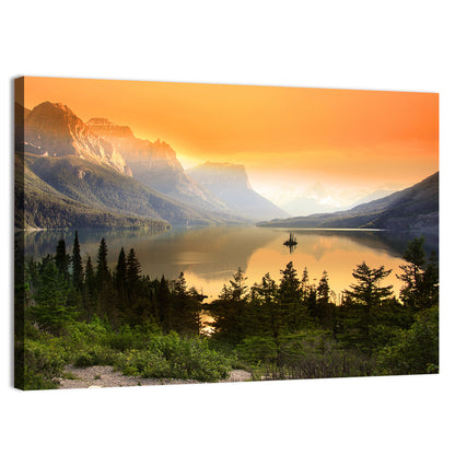 Saint Mary Lake Montana Wall Art