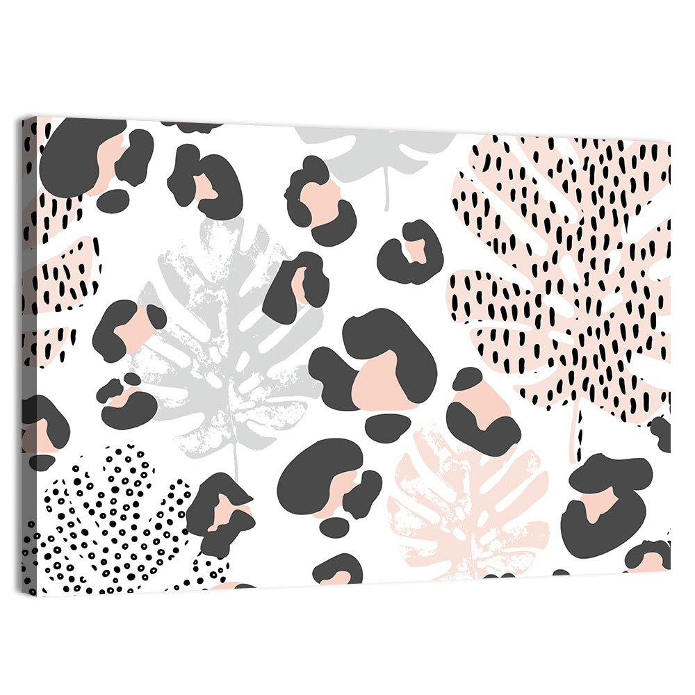 Tropical Leaves Pattern Wall Art