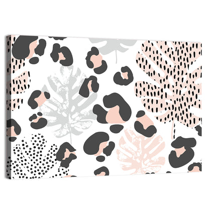 Tropical Leaves Pattern Wall Art
