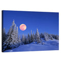 Moonlit Carpathian Mountains, Ukraine Wall Art