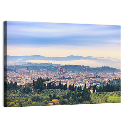 Florence Cathedral Dome View Wall Art
