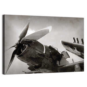 Navy Fighter Plane Wall Art