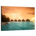 Bora Bora Overwater Bungalows Wall Art