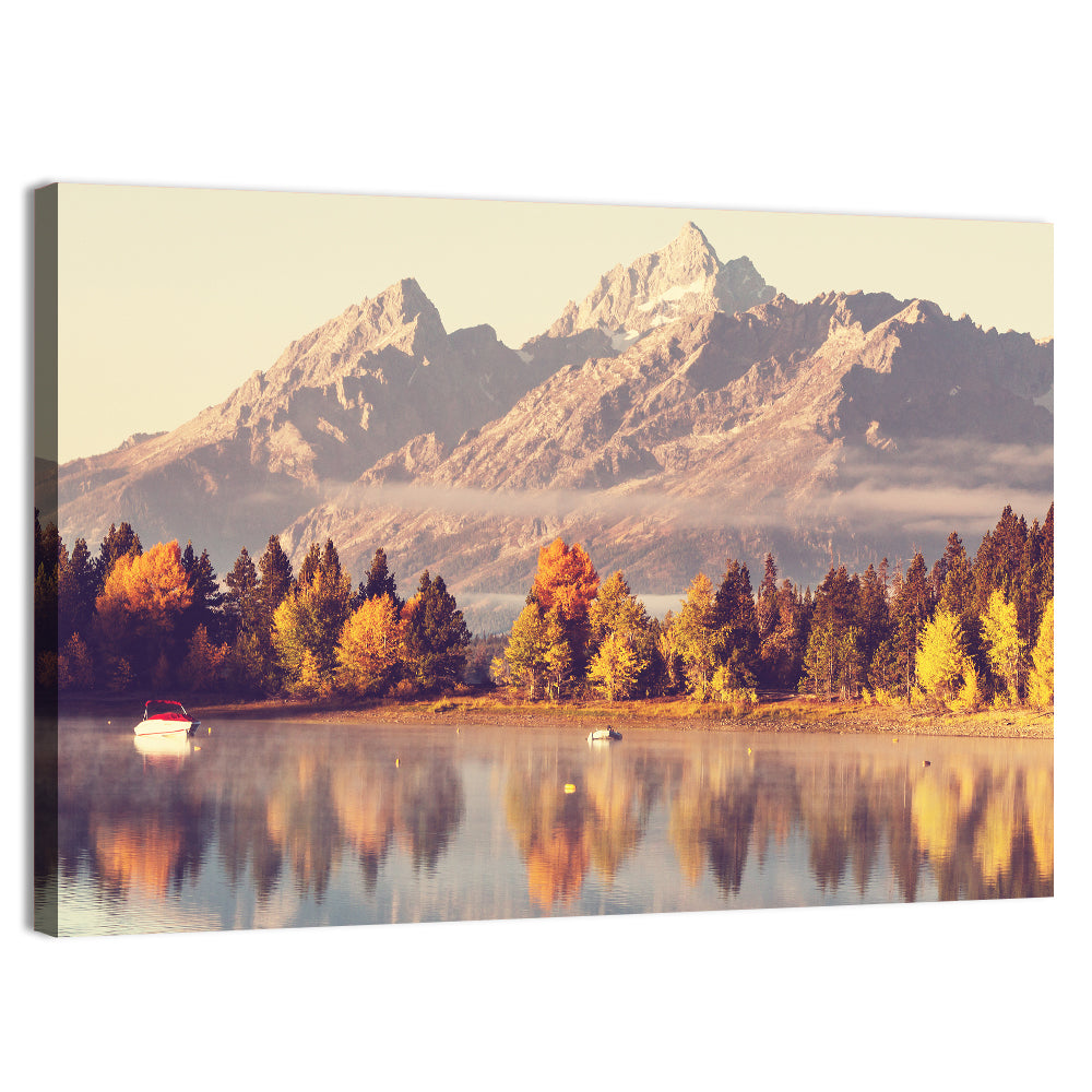 Autumn Morning at Grand Teton Wall Art