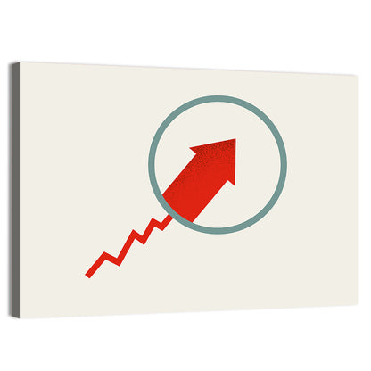 Market Growth Arrow Wall Art