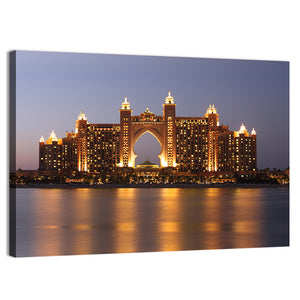 Atlantis Hotel At Night Wall Art