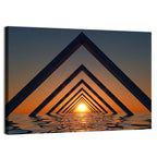 Seascape with Corner Arches Wall Art