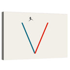 Victory V Runner Silhouette Wall Art