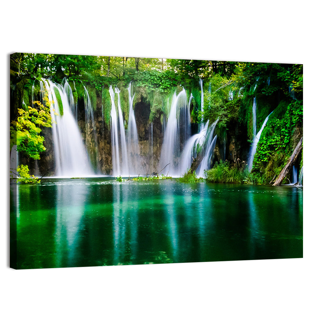 Plitvice Lakes Waterfalls Wall Art