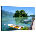 Lake Annecy Sunny Shoreline Wall Art