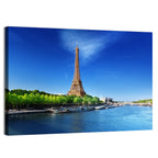 Seine and Eiffel Tower, Paris Wall Art