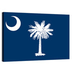 South Carolina Flag Graphic Wall Art