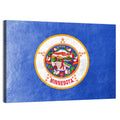 Minnesota State Flag with Seal Wall Art