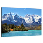 Turquoise Lake Pehoe, Torres Del Paine Wall Art