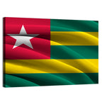 Togolese Flag Wall Art