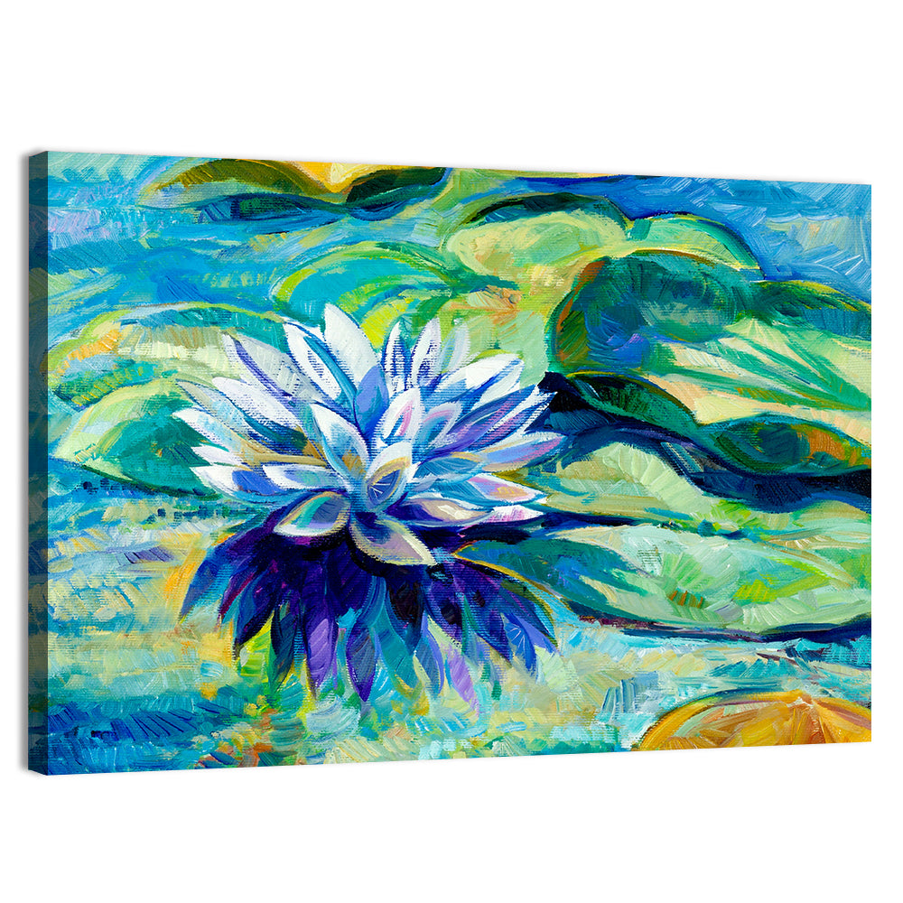 Impressionist Water Lily Study Wall Art