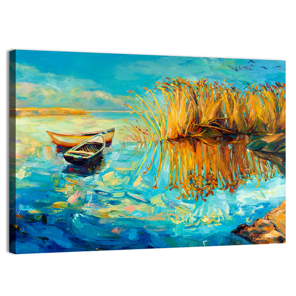Lake and Fern Wall Art