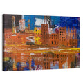 Metropolis Reflective Cityscape Wall Art