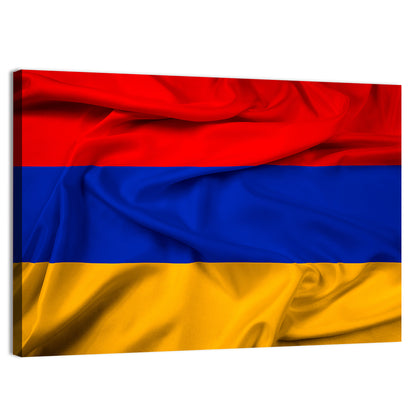 Waving Armenian Flag Wall Art