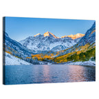 Maroon Bells at Sunrise Wall Art