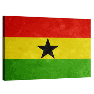 Flag Of Ghana Wall Art