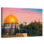 Dome of the Rock at Golden Hour Wall Art